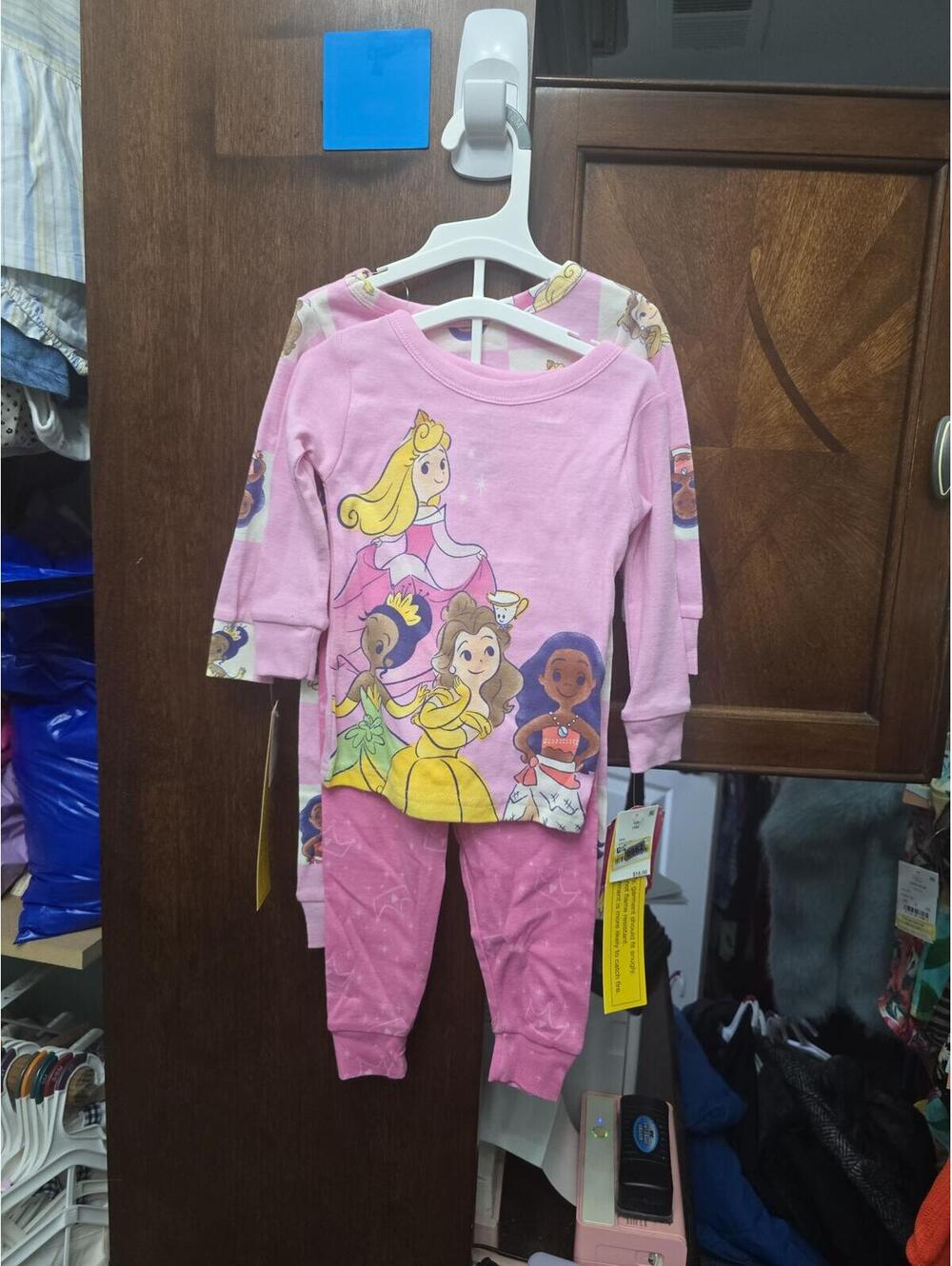 Brand new 18 month disney, princess pajama set item 962